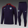 England 24/25 Half-Zip Blue Tracksuit