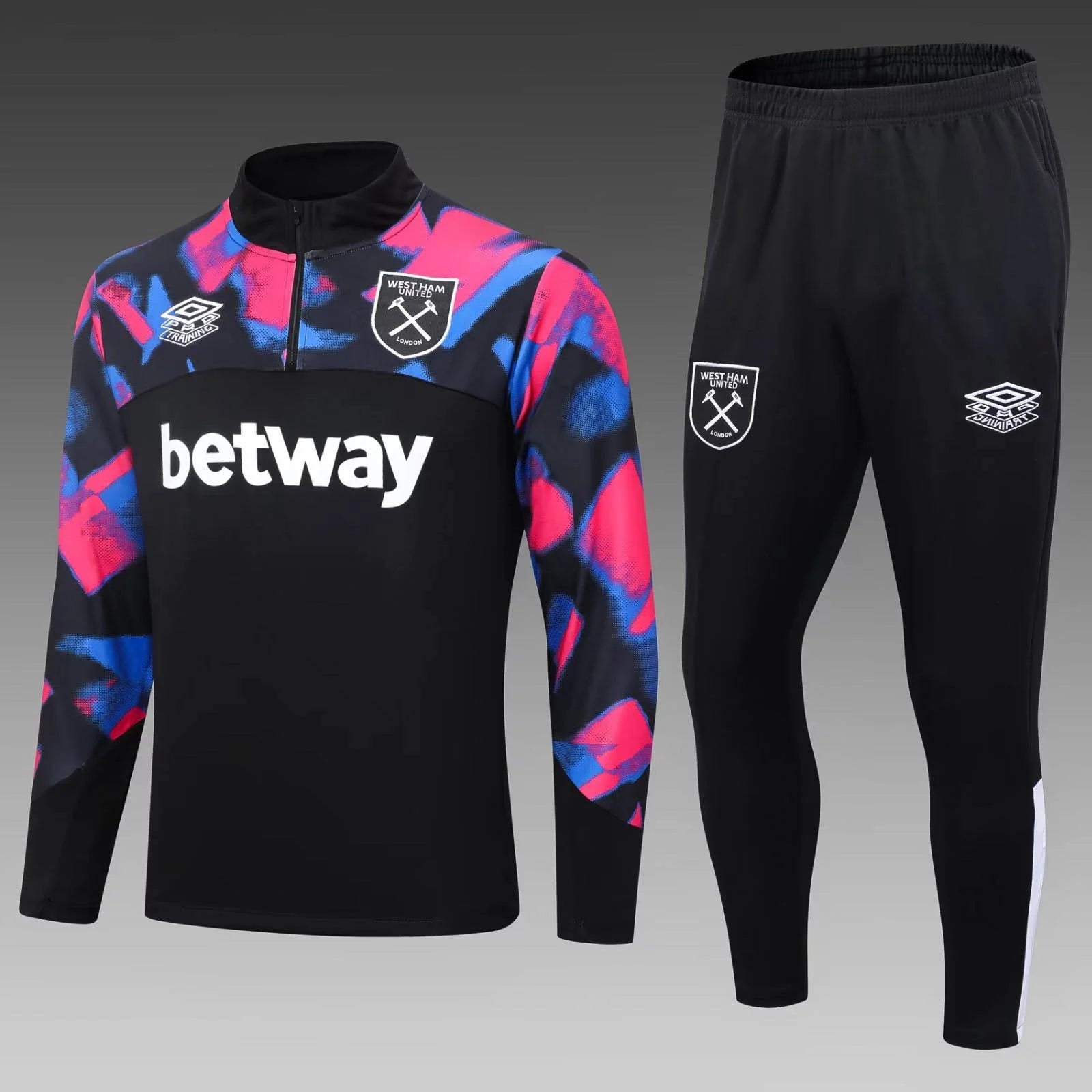 West Ham 24/25 Half-Zip Tracksuit